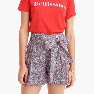 J. Crew Tie-waist short in Liberty® Tana Lawn print | 10